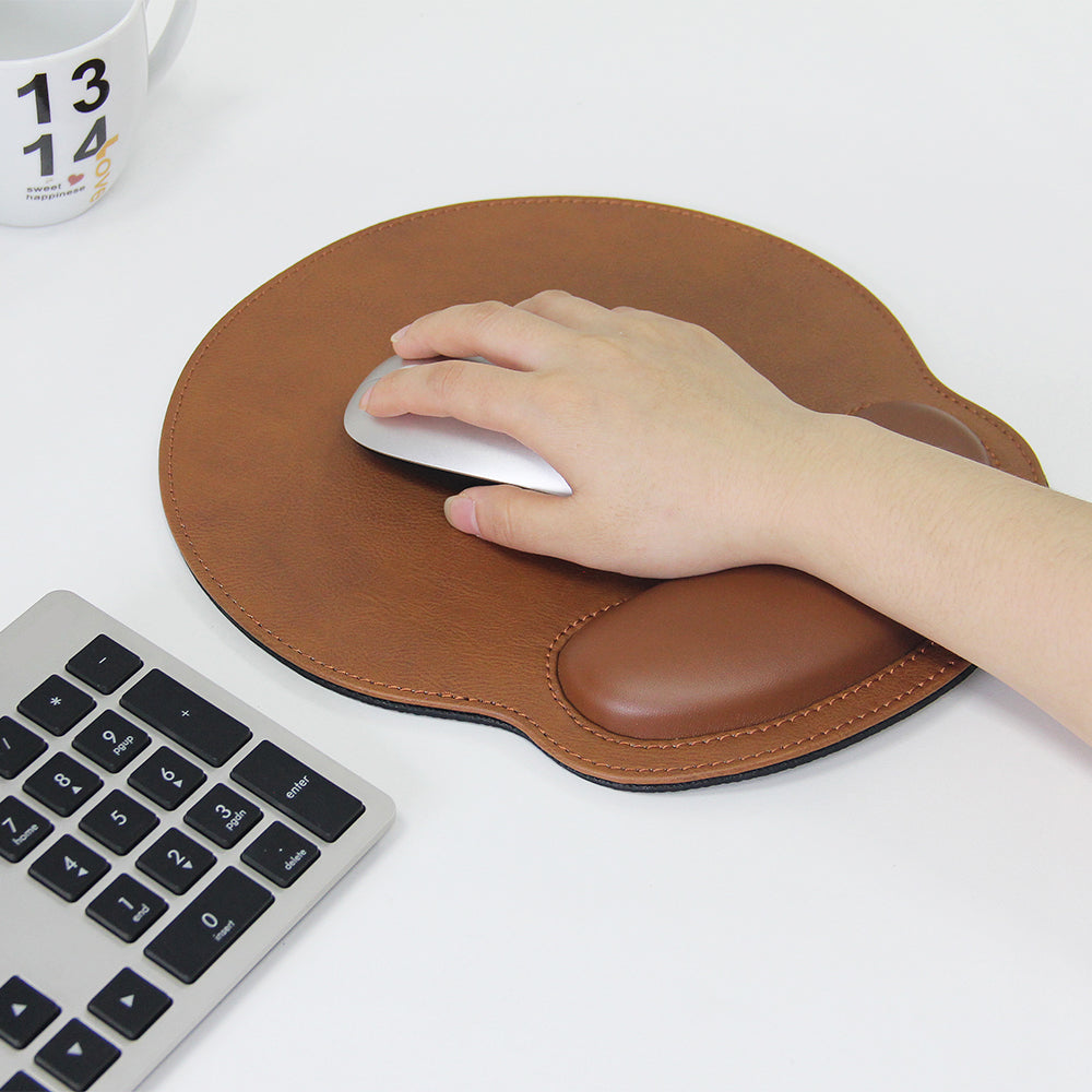 Lux Leather PU Wrist Guard Pad