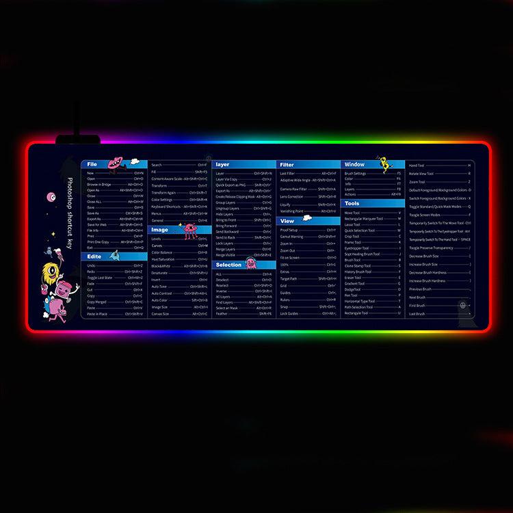 RGB Gaming Desk Mat — Choose Your Design